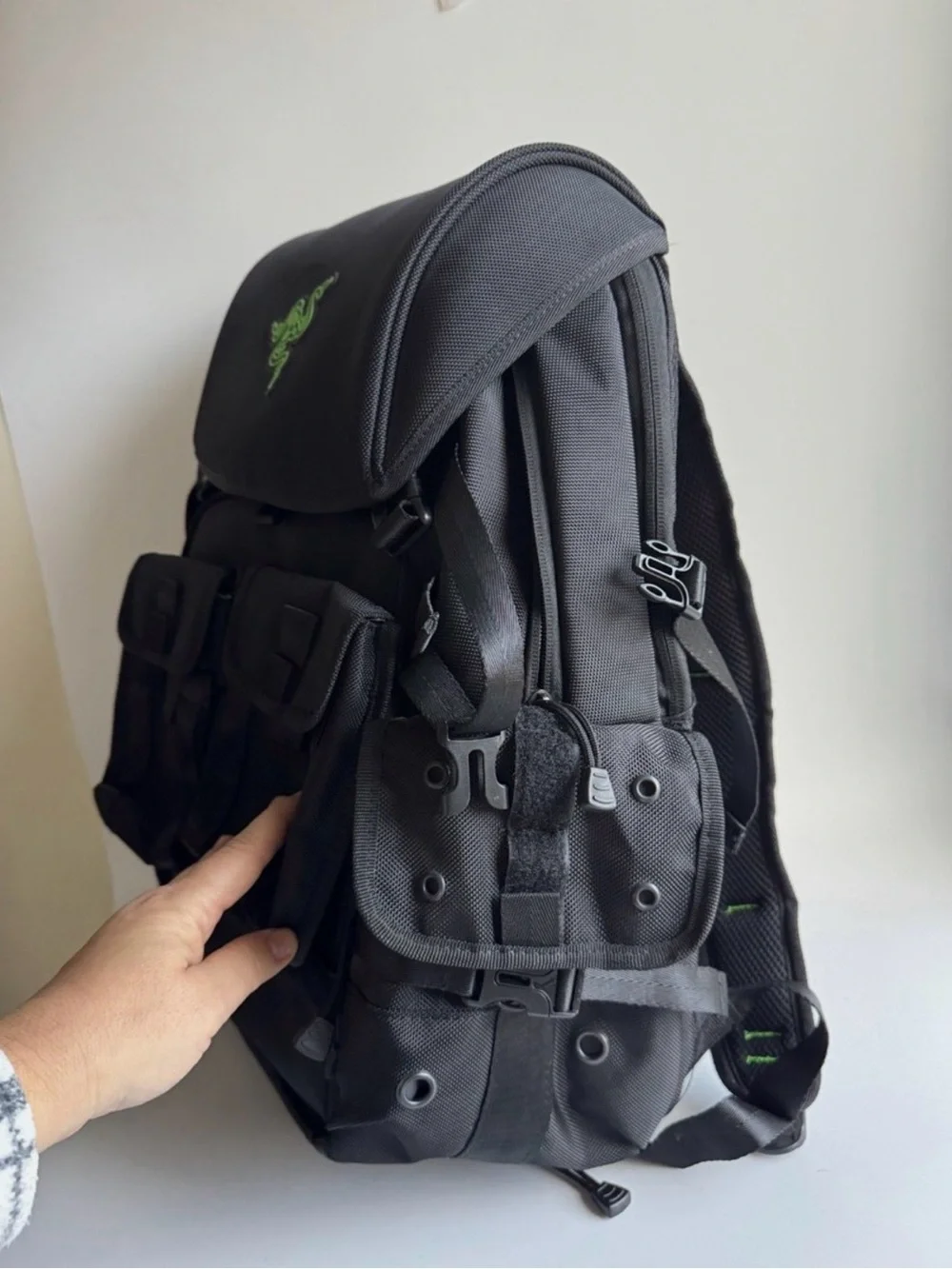 Razer Tactical Gaming Backpack Black/Green | Discontinued Model | Modular + Case